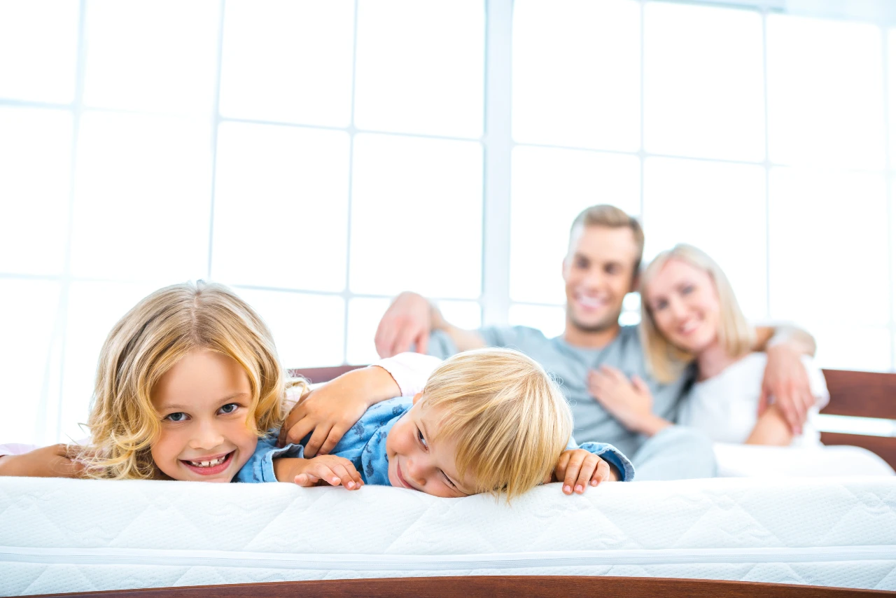 The question to ask after “What is a pocket coil mattress?” is “Are pocket coils good for my family?” They’re great for big and small, young and old!